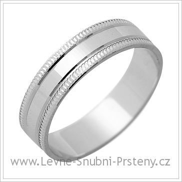 Snubní prsteny LSP 1205 bílé zlato