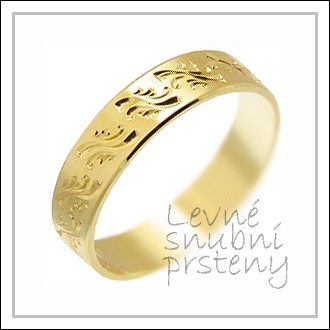 Snubní prsteny LSP 1214 žluté zlato