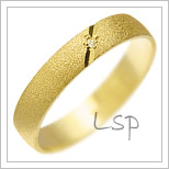 Snubní prsteny LSP 1219 žluté zlato