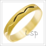 Snubní prsteny LSP 1231 žluté zlato