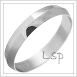 Snubní prsteny LSP 1235 bílé zlato
