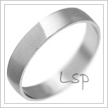 Snubní prsteny LSP 1246 bílé zlato