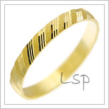 Snubní prsteny LSP 1255 žluté zlato