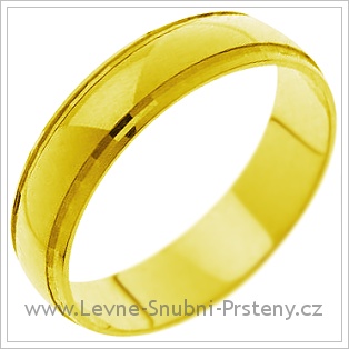 Snubní prsteny LSP 1258 žluté zlato