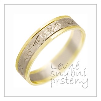 Snubní prsteny LSP 1267 kombinované zlato
