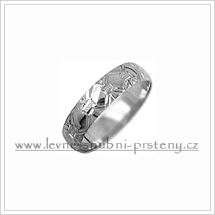 Snubní prsteny LSP 1272b bílé zlato