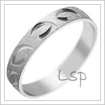 Snubní prsteny LSP 1280 bílé zlato