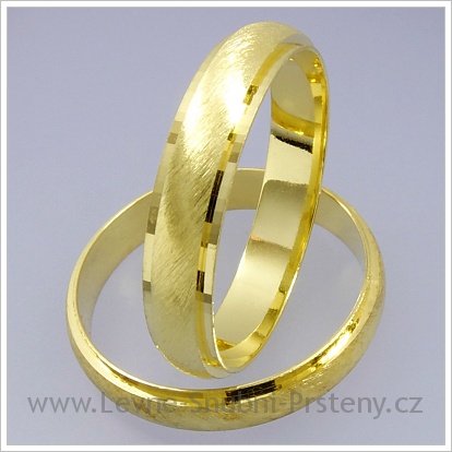 Snubní prsteny LSP 1302 žluté zlato