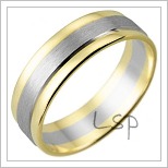 Zlaté snubní prsteny LSP 1356