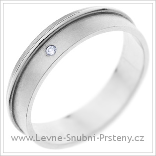 Snubní prsteny LSP 1369 bílé zlato