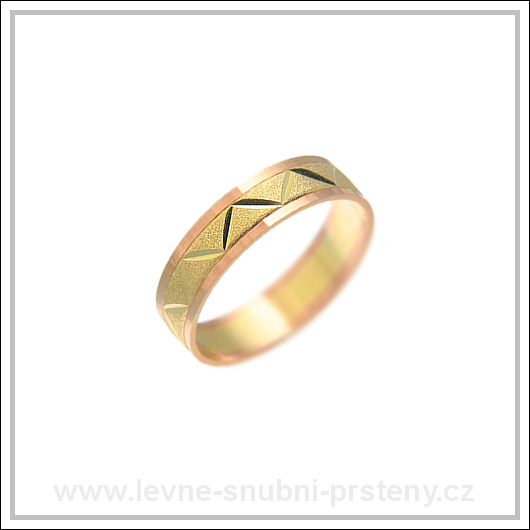 Snubní prsteny LSP 1411 kombinované zlato