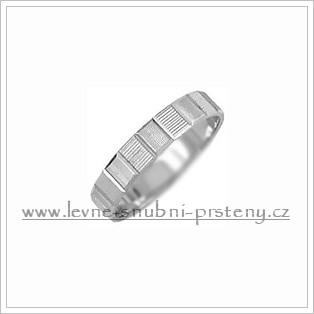 Snubní prsteny LSP 1416b bílé zlato