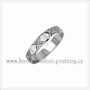 Snubní prsteny LSP 1422b bílé zlato