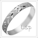 Snubní prsteny LSP 1423 bílé zlato