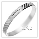 Snubní prsteny LSP 1448 bílé zlato