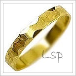 Snubní prsteny LSP 1464 žluté zlato