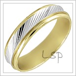 Zlaté snubní prsteny LSP 1474