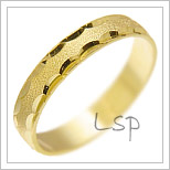 Snubní prsteny LSP 1477 žluté zlato
