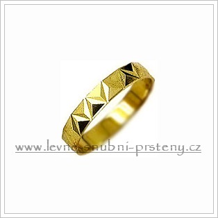Snubní prsteny LSP 1482 žluté zlato