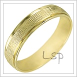 Zlaté snubní prsteny LSP 1506