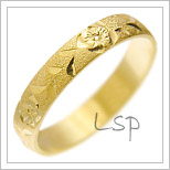 Snubní prsteny LSP 1508 žluté zlato