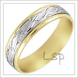 Zlaté snubní prsteny LSP 1549