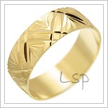 Snubní prsteny LSP 1569 žluté zlato