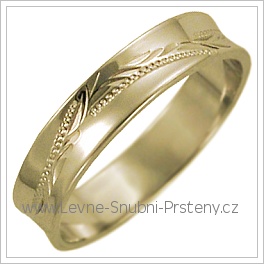 Snubní prsteny LSP 1602 žluté zlato