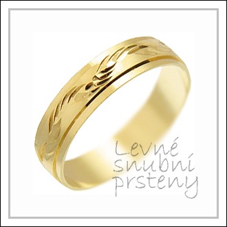 Snubní prsteny LSP 1619 žluté zlato