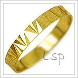 Snubní prsteny LSP 1628 žluté zlato