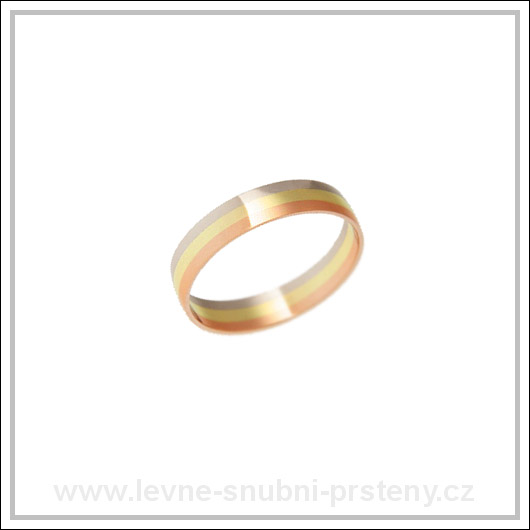 Snubní prsteny LSP 1632 kombinované zlato