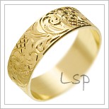 Snubní prsteny LSP 1659 žluté zlato