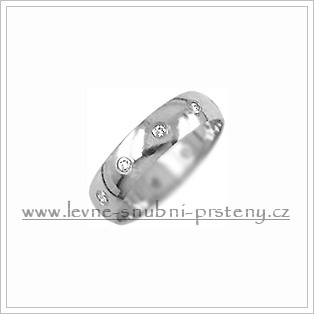 Snubní prsteny LSP 1668bz bílé zlato