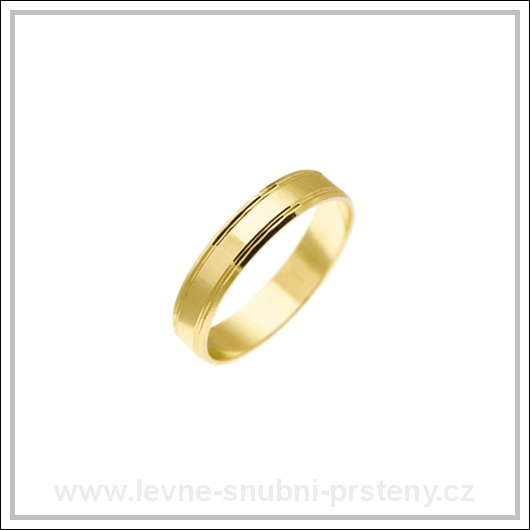 Snubní prsteny LSP 1675 žluté zlato