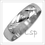 Snubní prsteny LSP 1692bz bílé zlato