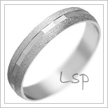 Snubní prsteny LSP 1696 bílé zlato