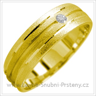 Snubní prsteny LSP 1722 žluté zlato