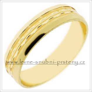 Snubní prsteny LSP 1727 žluté zlato
