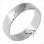 Snubní prsteny LSP 1729 - bílé zlato