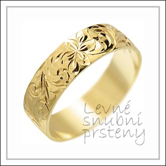 Snubní prsteny LSP 1758 žluté zlato