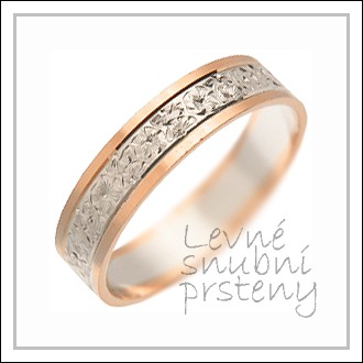 Snubní prsteny LSP 1759 kombinované zlato
