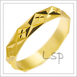 Snubní prsteny LSP 1762 žluté zlato