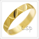 Snubní prsteny LSP 1773 žluté zlato