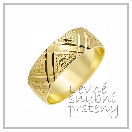 Snubní prsteny LSP 1781 žluté zlato