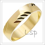 Snubní prsteny LSP 1787 žluté zlato