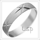 Snubní prsteny LSP 1788 bílé zlato
