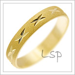 Snubní prsteny LSP 1804 žluté zlato