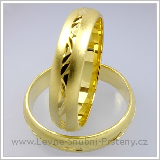Snubní prsteny LSP 1810 žluté zlato