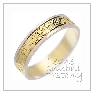 Snubní prsteny LSP 1814 kombinované zlato