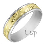 Zlaté snubní prsteny LSP 1824